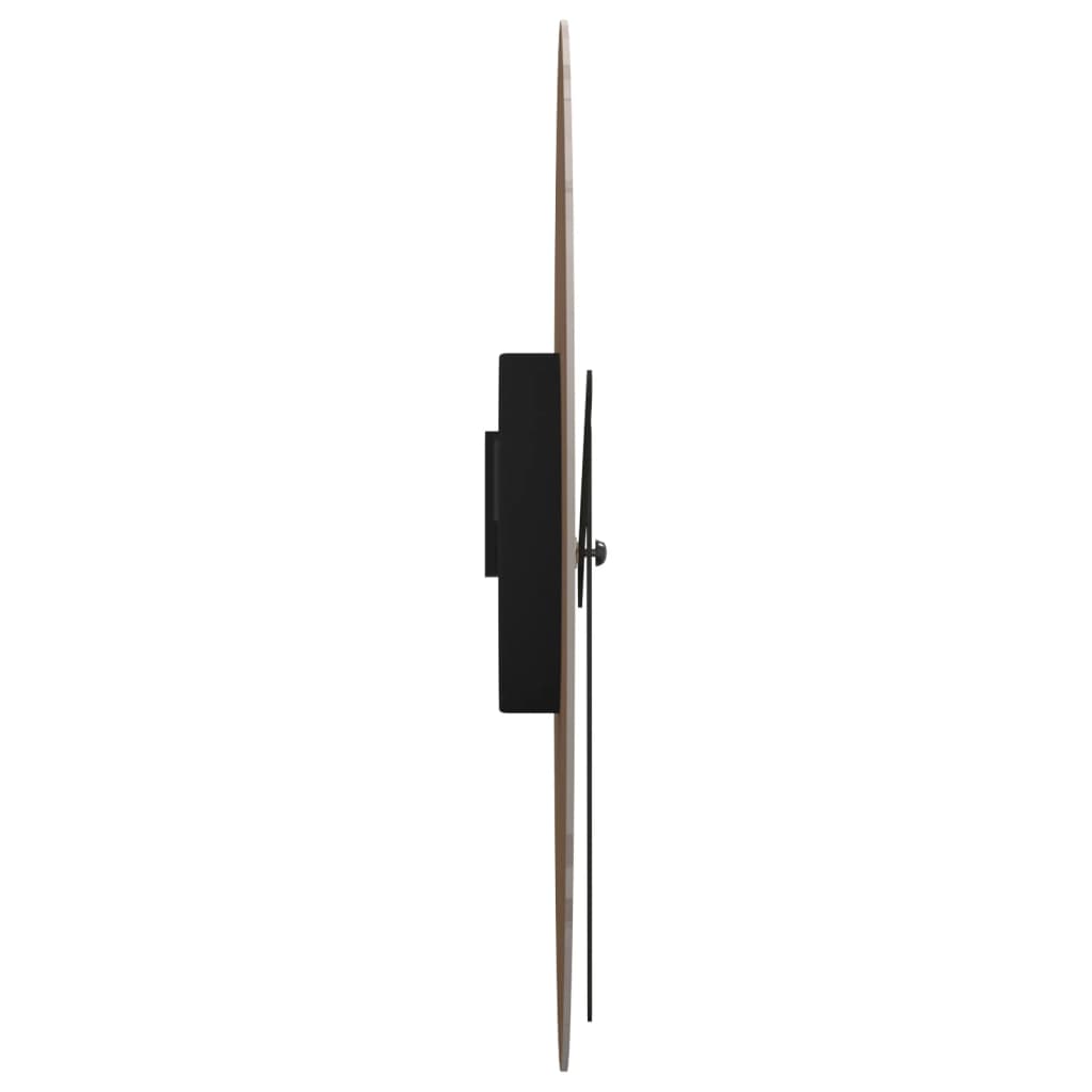 Reloj de pared con escalas y agujas luminosas amarillo Ø30 cm