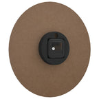 Reloj de pared con escalas y agujas luminosas amarillo Ø30 cm