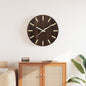 Reloj de pared con escalas y agujas luminosas amarillo Ø30 cm