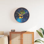 Reloj de pared de hierro dorado Ø50 cm