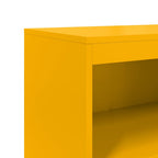 Aparador de acero amarillo mostaza 68,5x38,5x123,5 cm