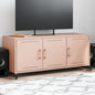 Mueble de TV acero amarillo mostaza 68x39x43,5 cm