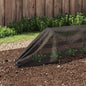 Steel and black polyethylene mesh tunnel 300x50x48.5 cm