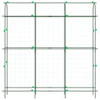 Enrejado jardín plantas trepadoras forma U acero 181x31x182,5cm