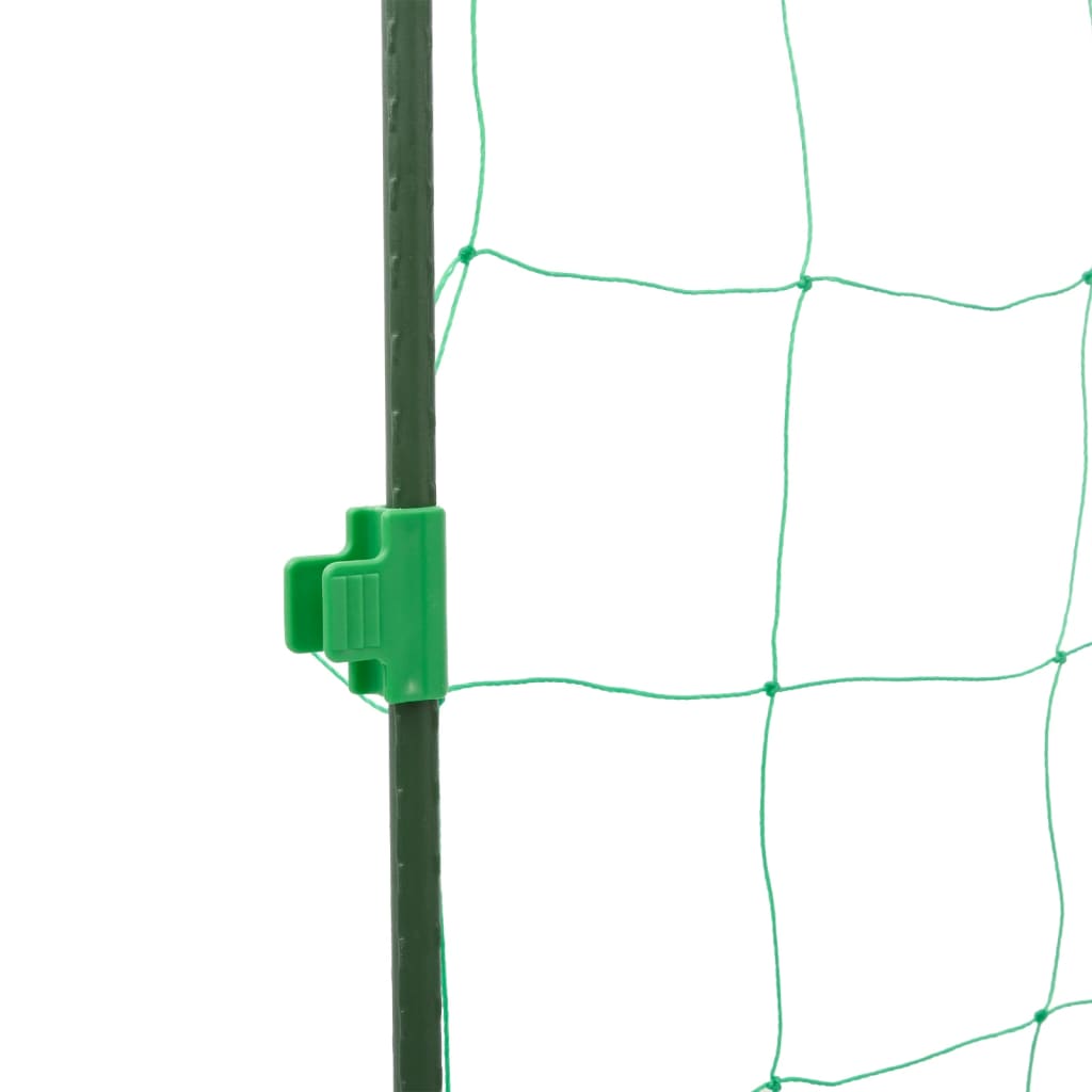 Enrejado jardín plantas trepadoras forma U acero 181x31x182,5cm