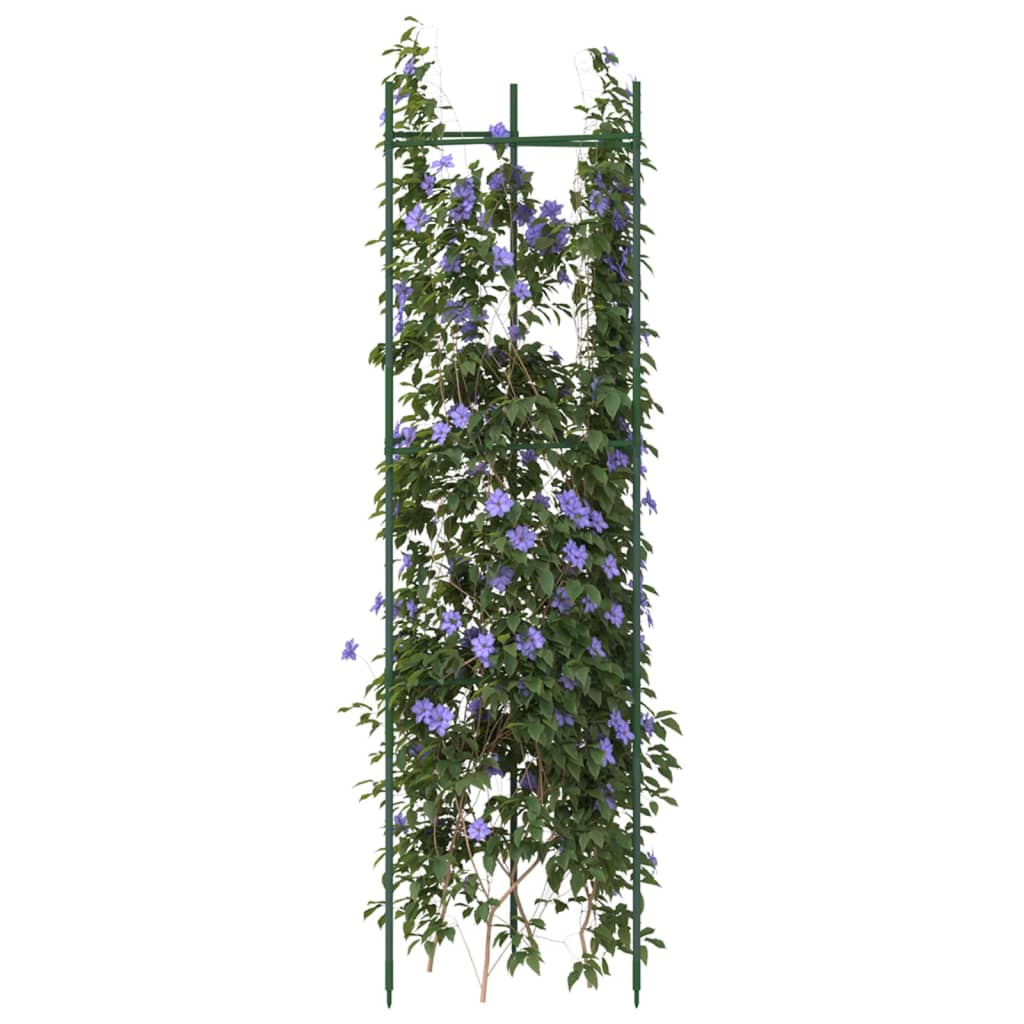 Tutor para tomates 2 unidades acero y PP 116 cm