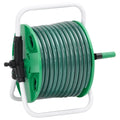 Carrete de rollo para manguera de pie PVC verde 20 m