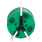Carrete de rollo para manguera de pie PVC verde 20 m