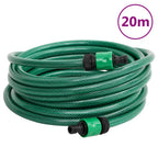 Carrete de rollo para manguera de pie PVC verde 20 m