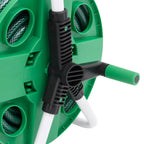 Carrete de manguera de pie con set racores PVC verde 0,5" 20 m