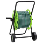 Carrete de manguera con set de racores PVC verde 0,5" 30 m