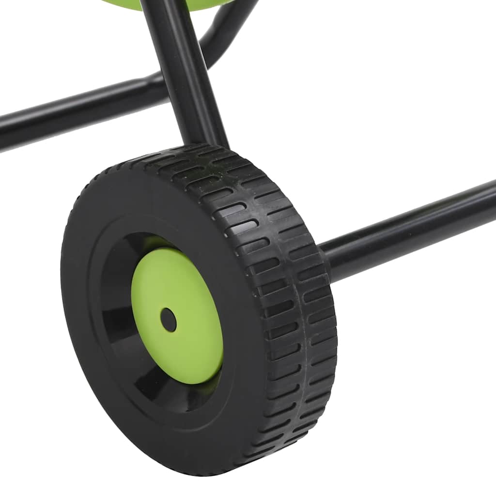 Carrete de manguera con set de racores PVC verde 0,5" 30 m