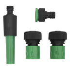 Carrete de manguera con set de racores PVC verde 0,5" 30 m