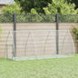 Galvanized Steel Rabbit Hutch Silver 105x100x120 cm