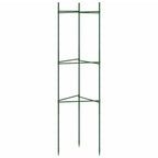 Tutores para tomates 4 unidades acero y PP 116 cm
