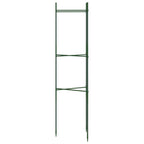 Tutores para tomates 4 unidades acero y PP 116 cm