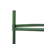 Tutores para tomates 4 unidades acero y PP 116 cm
