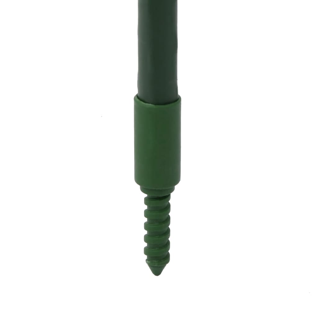Tutores para tomates 4 unidades acero y PP 116 cm