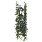 Tutores para tomates 4 unidades acero y PP 116 cm
