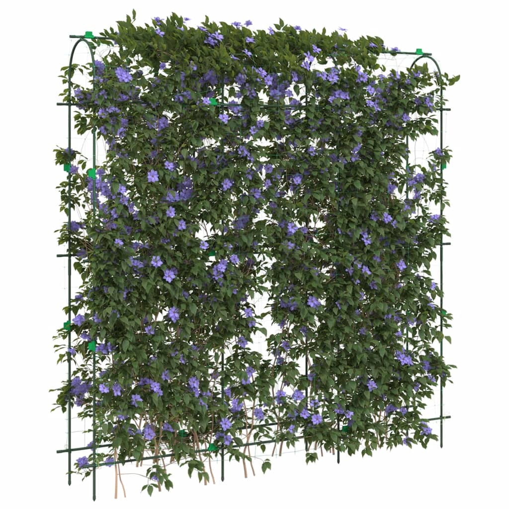 Enrejado jardín plantas trepadoras forma U acero 181x31x182,5cm