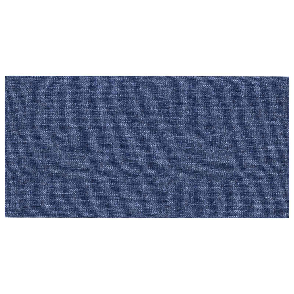 Cabecero de Pared 12 pcs Azul 30 x 15 cm tela