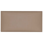 Cabecero de Pared 12 pcs Capuchino 30 x 15 cm tela