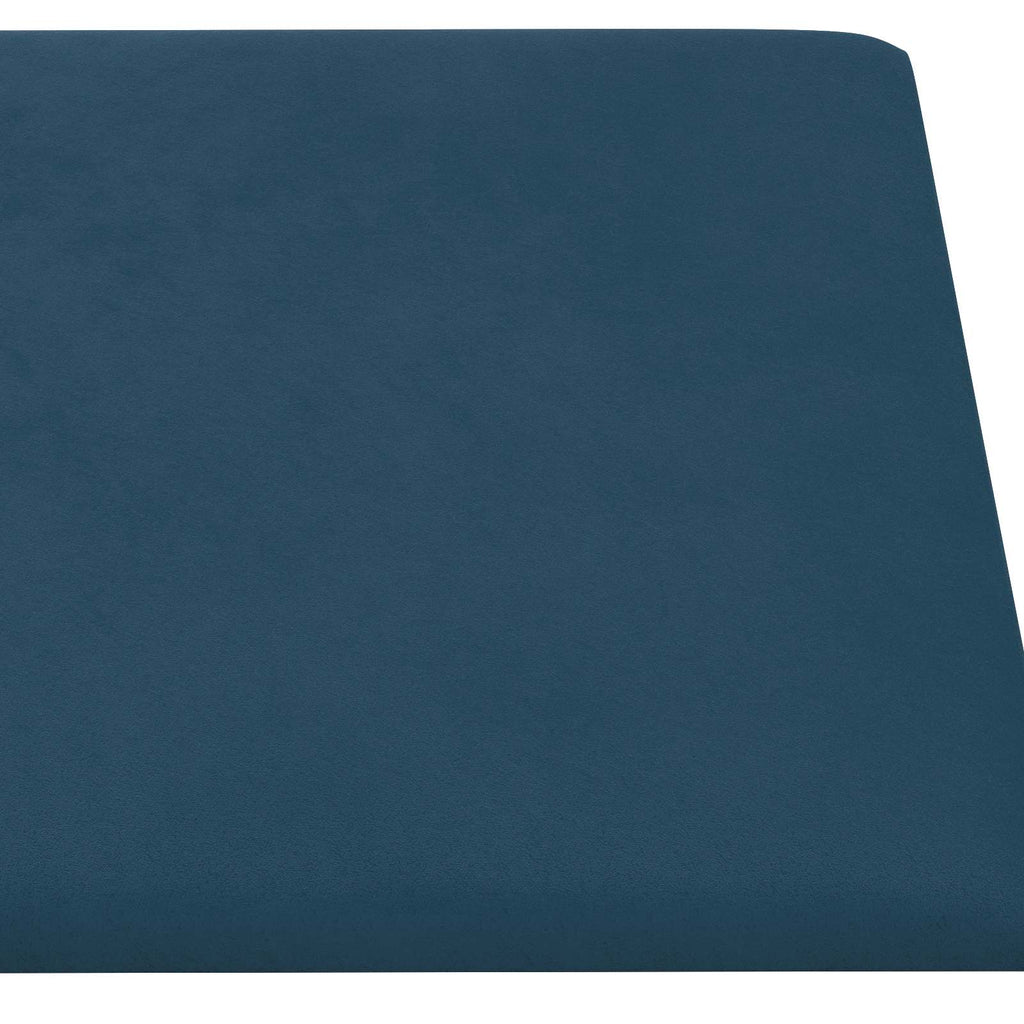 Cabecero de Pared 12 pcs Azul Terciopelo