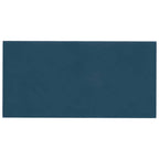 Cabecero de Pared 12 pcs Azul Terciopelo
