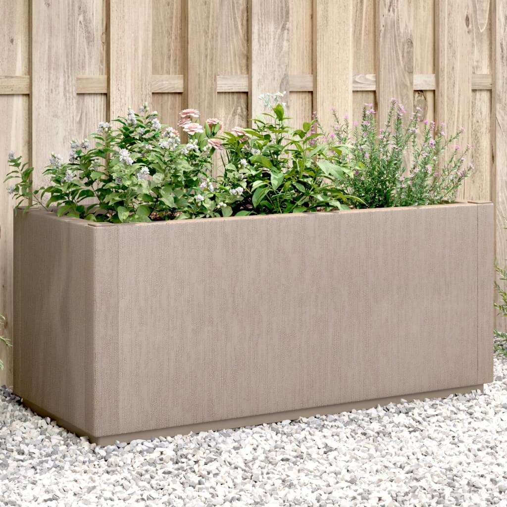 Jardinera acero corten 100x100x18,5 cm
