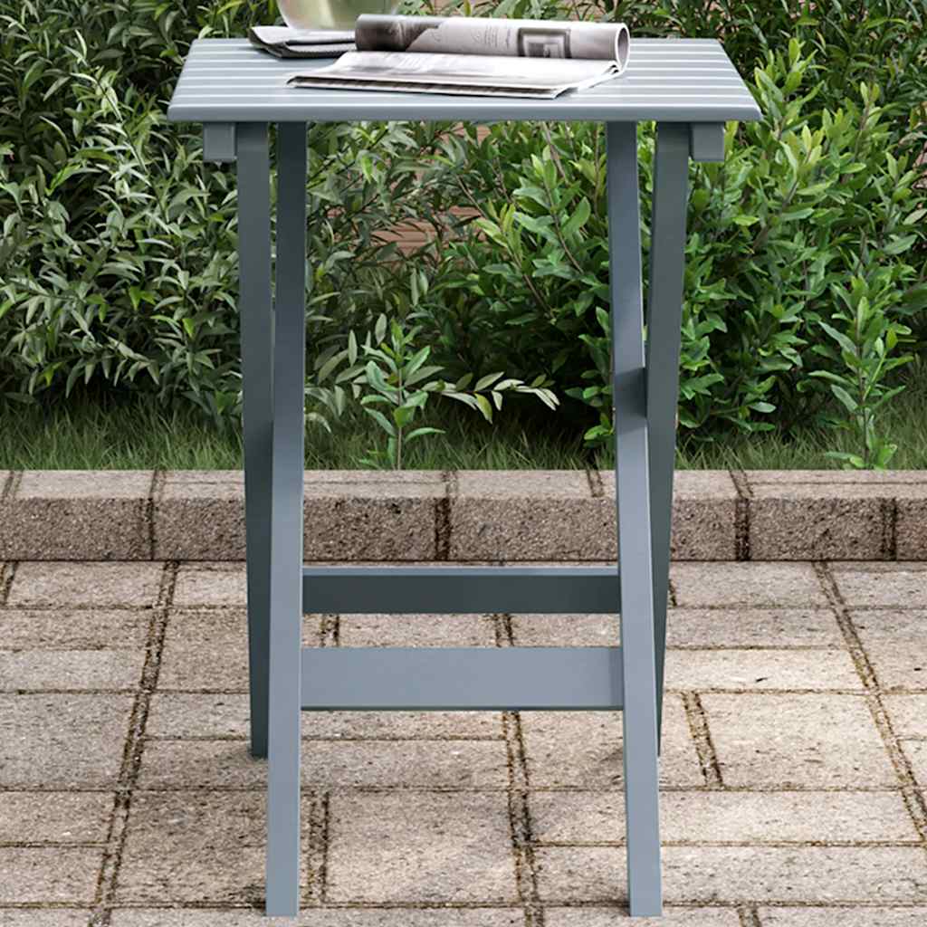 Mesa auxiliar plegable madera maciza de álamo blanca