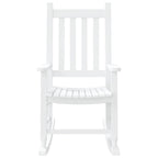 Mecedora para niños madera maciza de álamo blanca