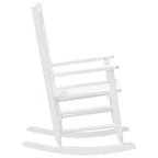 Mecedora para niños madera maciza de álamo blanca