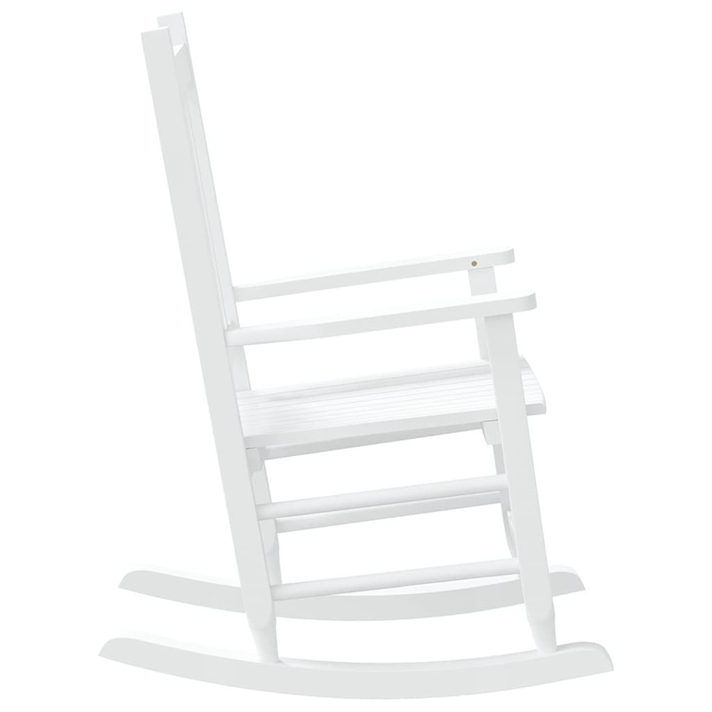 Mecedora para niños madera maciza de álamo blanca