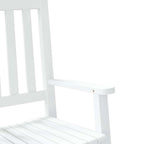 Mecedora para niños madera maciza de álamo blanca