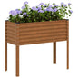 Jardinera de jardín 100x45x90 cm de acero corten