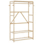 Bamboo coat rack with shelves 100x50x184.5 cm