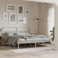 Estructura cama con cabecero sin colchón marrón roble 100x190cm