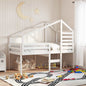 Techo de cama infantil madera maciza pino 198x97x113 cm