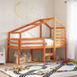 Techo de cama infantil madera maciza pino 198x97x113 cm