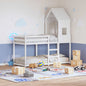 Techo de cama infantil madera maciza pino 198x97x113 cm