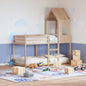 Techo de cama infantil madera maciza pino 198x97x113 cm