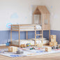 Techo de cama infantil madera maciza pino 198x97x113 cm