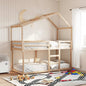 Techo de cama infantil madera maciza pino 198x97x113 cm