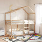 Techo de cama infantil madera maciza pino 198x97x113 cm