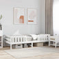 Cama com gaveta madeira de engenharia branca 75x190 cm