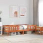 Cama com gaveta madeira de engenharia branca 75x190 cm
