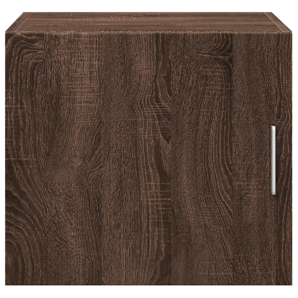 Armario de pared madera ingeniería marrón roble 45x42,5x40 cm