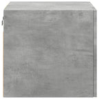 Armario de pared madera ingeniería gris hormigón 50x42,5x40 cm