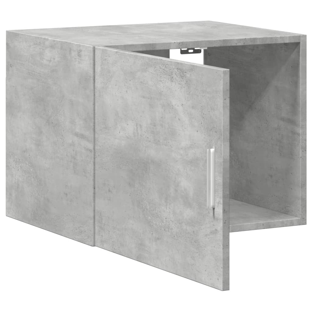 Armario de pared madera ingeniería gris hormigón 50x42,5x40 cm