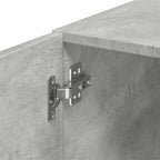 Armario de pared madera ingeniería gris hormigón 70x42,5x40 cm